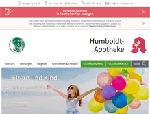 Tablet Screenshot of humboldt-apotheke.com